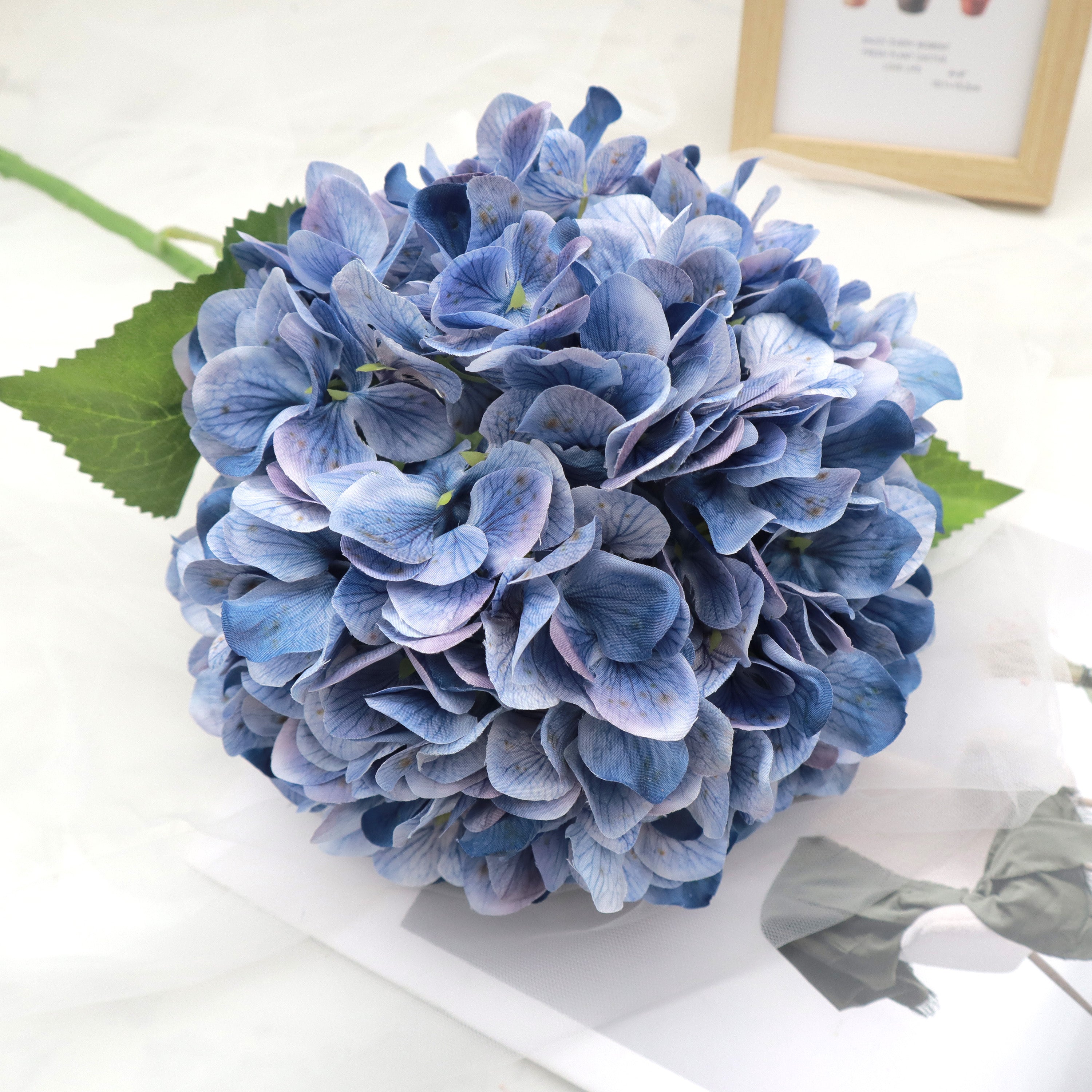 Silk Artificial Hydrangea Purple