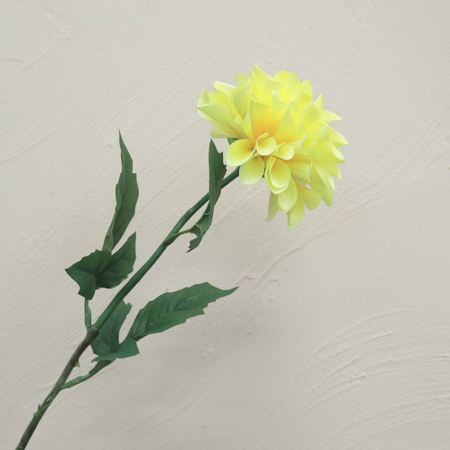 Artificial Silk Dahlia Yellow