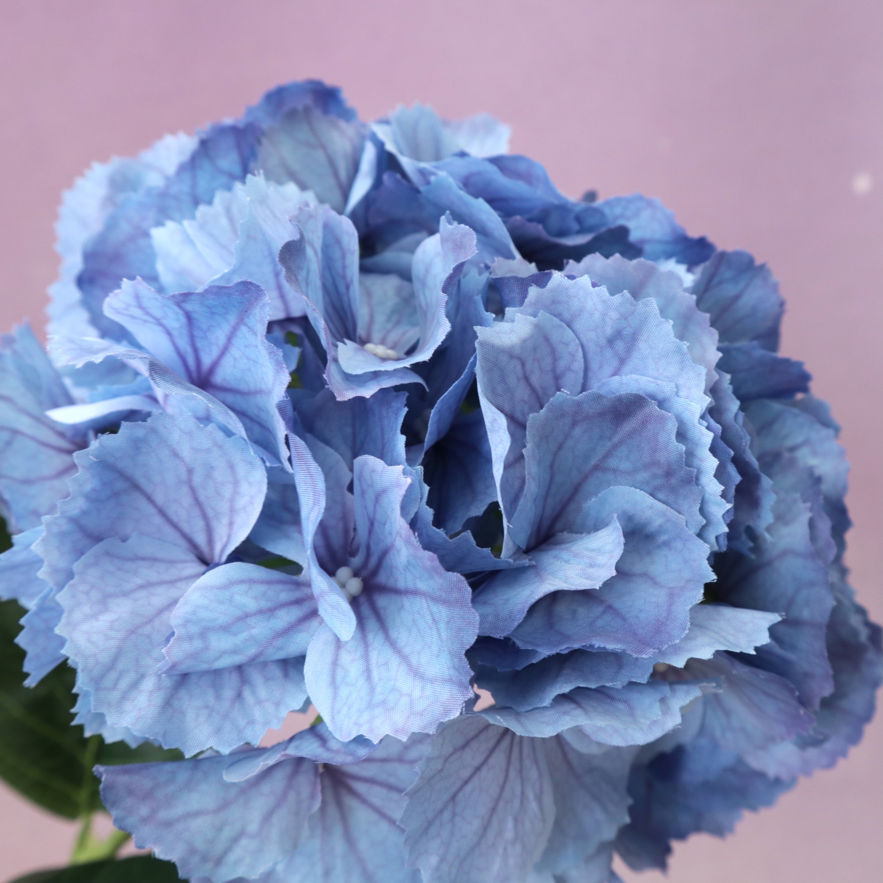 Silk Artificial Hydrangea Bigleaf Blue
