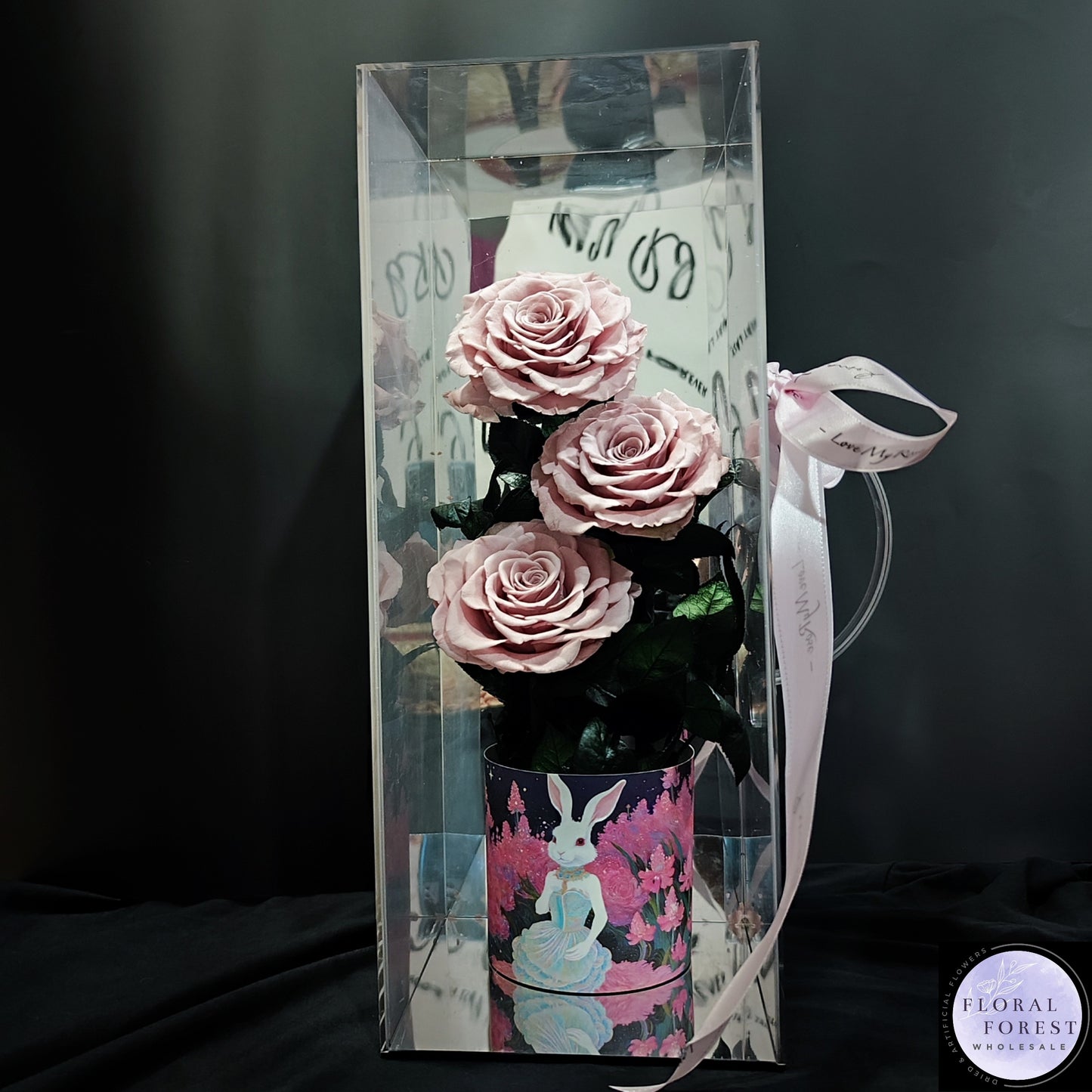 Roses in Acrylic Box