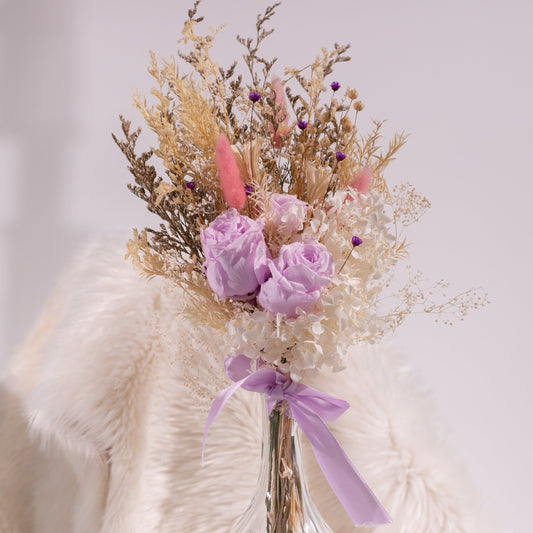 Timeless Rose Bouquet Purple