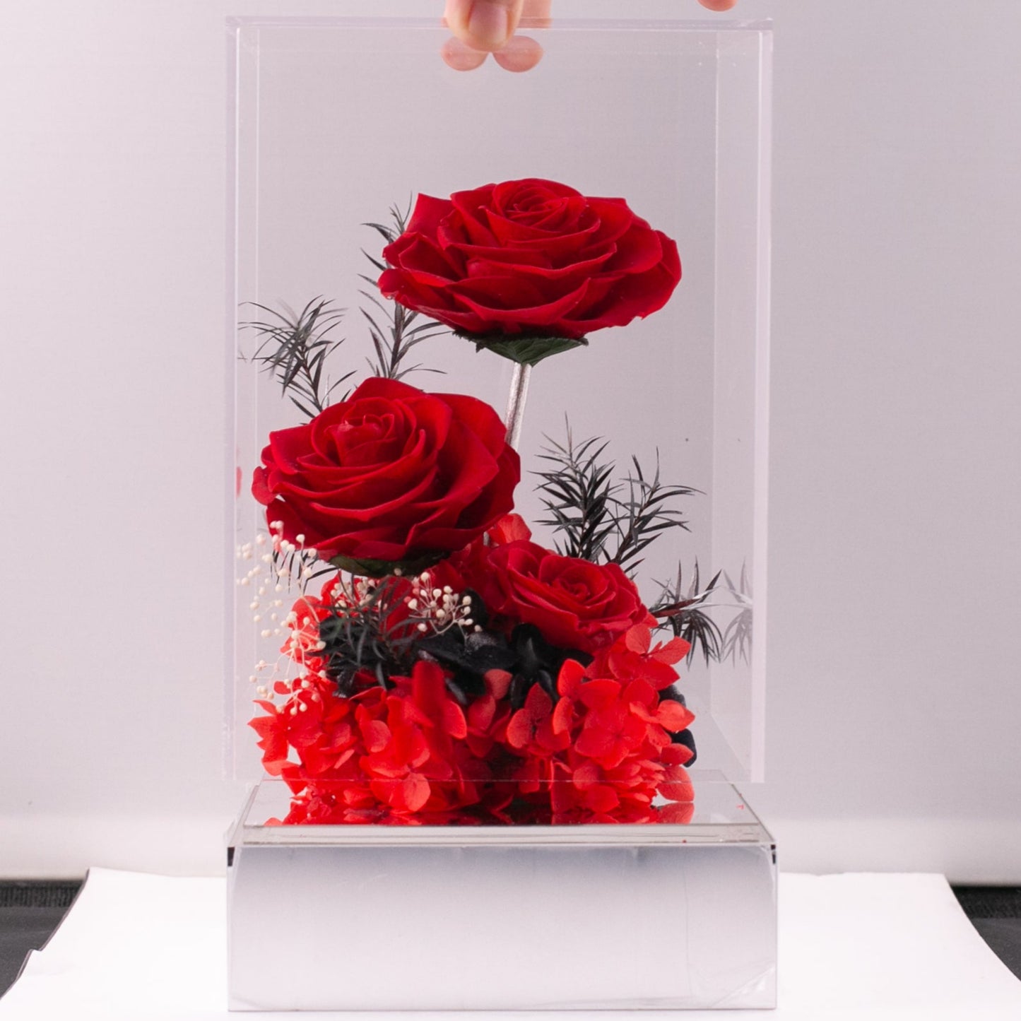 Eternal Scarlet Rose Box (Red)