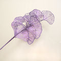 Artificial Ginkgo Leaf Purple
