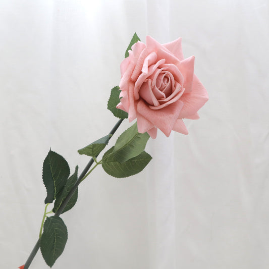 Artificial Real Touch Rose Pink