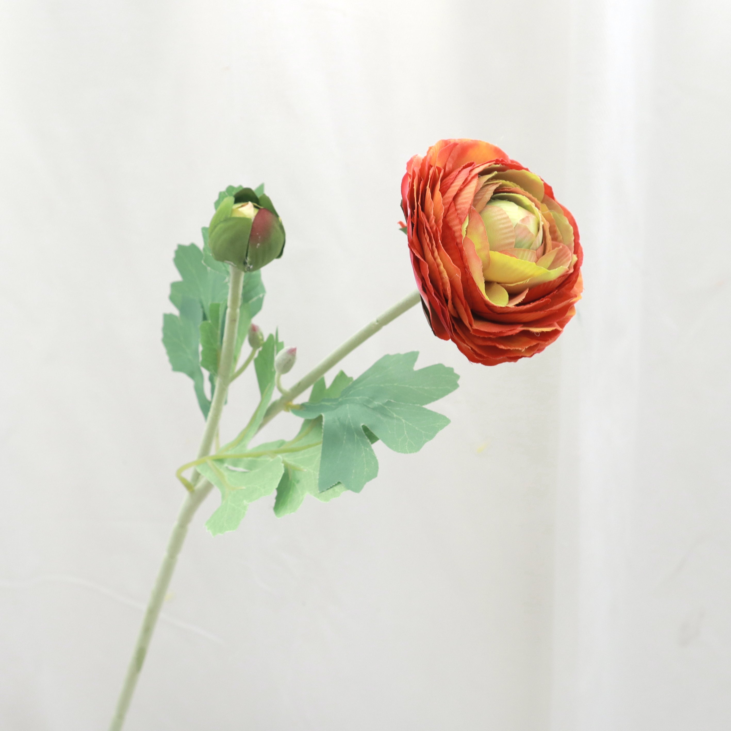 Artificial Silk Ranunculus Red – Floral Forest Malaysia