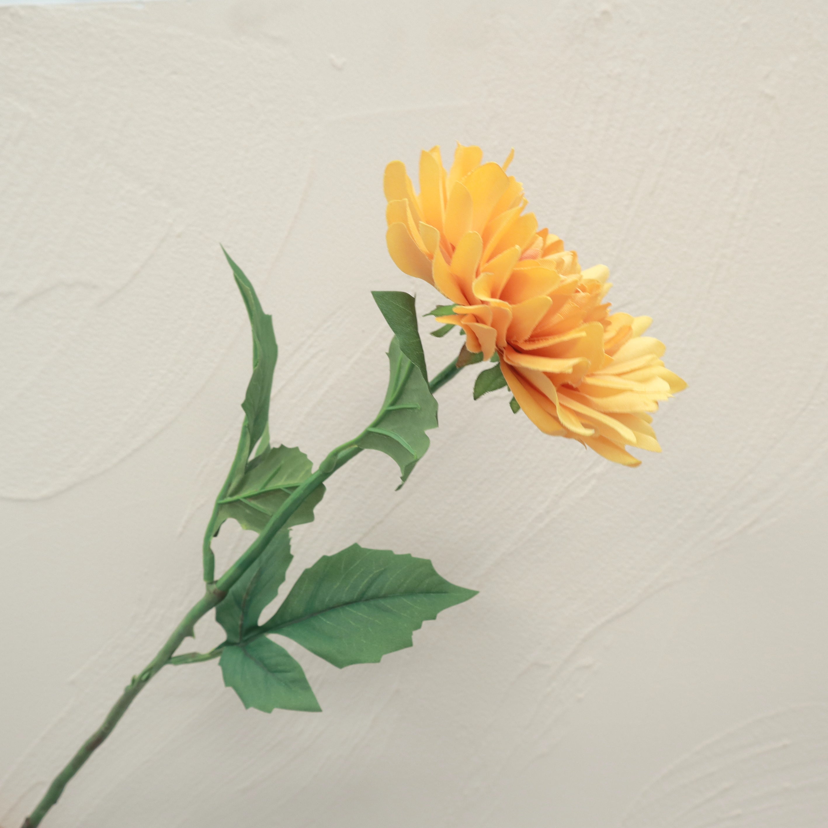 Artificial Silk Wild Dahlia Orange