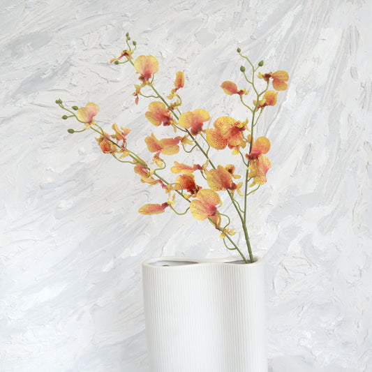 Artificial Real Touch Dancing Lady Orchid Orange