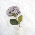Silk Artificial Hydrangea Bigleaf Grey