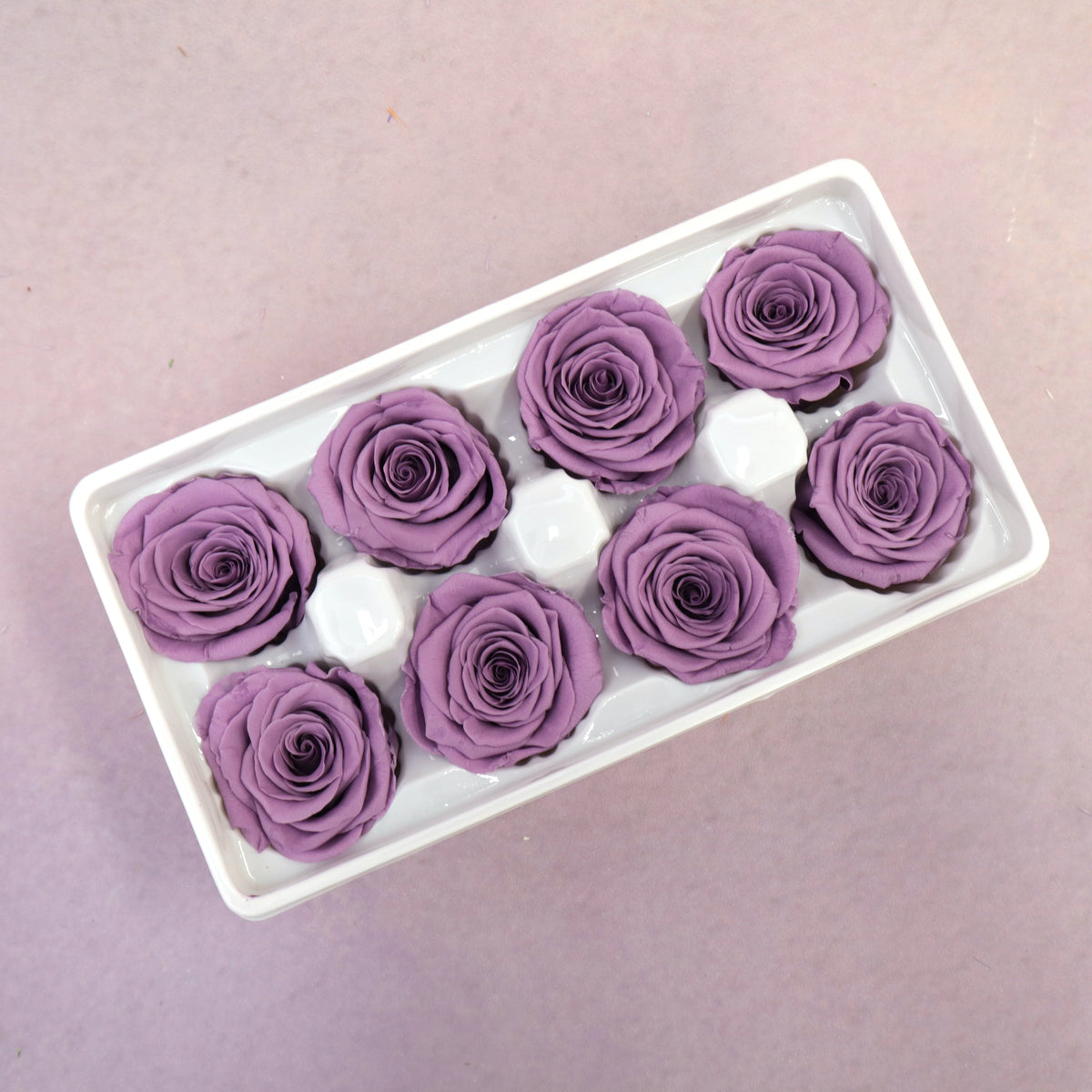 Rose Heather Purple 8 heads