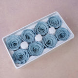 Rose Dusty Blue 8 heads