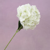 Silk Artificial Hydrangea Bigleaf Greeny White