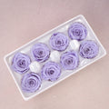 Rose Periwinkle Purple 8 heads