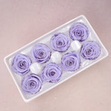 Rose Periwinkle Purple 8 heads
